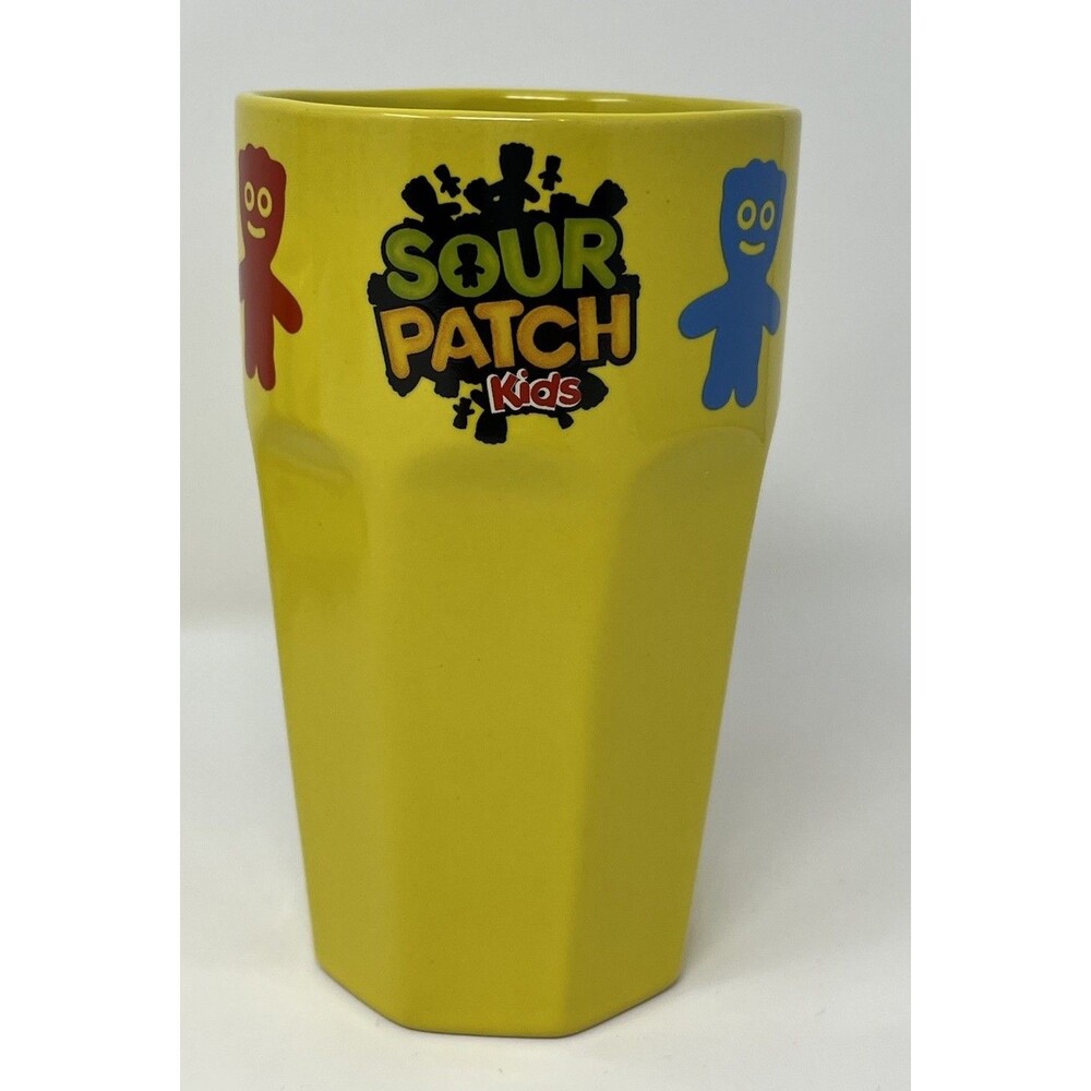 Sour Patch Kids Candy Ceramic Tumbler Cup Coffee Mug Drink Yellow 2023 Frankford